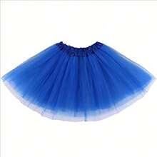 1pc/5pcs 3-Layer Neon 80s Women's 30cm Tutu Princess Tutu Skirt Birthday Party Tutu Dress Up Tutu Skirt Holiday Carnival Costumes. Valentine's Day Accessories