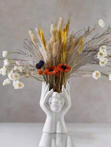 1pc Abstract Human Figure Vase Decor - Suitable For Home, Hotel, Restaurant Tabletop And Entrance Decoration, Can Also Be Used For Hydroponics Flowers And Plants, Suitable For All Seasons, Can Be Used As Home Decor, Vanity Decor, Vase, Tabletop Decoration, Etc. - Multicolor - View 7