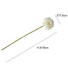 Burgundy Artificial Ball Chrysanthemum 12 Stems Faux Flowers With Bendable Stems For DIY Wedding Centerpiece Fall Decor Home Arrangements-384251 - NewMulticolor12 - Xem 3