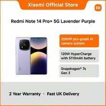 Redmi Note 14 Pro+ 5G (8GB+256GB / 12GB+512GB) – Snapdragon 7s Gen 3, 6.67" 1.5K CrystalRes AMOLED 120Hz, 200MP OIS Triple Camera, 120W HyperCharge, IP68 | AI-Enhanced Flagship With Pro-Grade Photography And Ultra-Fast Charging - UK Plug(220-240V) - View 5