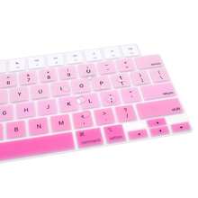 多色硅胶键盘保护膜，防水，兼容13.6英寸/15.3英寸Air M2 M3 M4 A3240 A32401 A2681 A3114 A2941 A3113、14英寸/16英寸Pro M1 M2 M3 M4 A3112/A3185/A3401/A2992/A2918/A2779/A2442/A3403/A3186/A2991/A2780/A2485、2025、2024、2023、2022、2021款机型 - ANSI 佈局(美版) - 查看 11