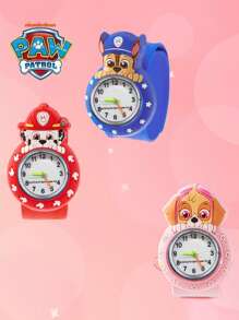 Paw Patrol 1 Piece Of Dog Patrol Waterproof Watch, Cute Pop Ring Watch, Cartoon Watch, Birthday Gift For Friends And Classmates, Rental Number, Party Atmosphere Decoration, Perfect Party Decoration, Home Decoration Ornament, Perfect Room Decoration, Christmas Gift Valentine's Day, Ideal Friend Gifts For Birthday Celebrations, Souvenirs, Women's Souvenir, Cute Aesthetic, Valentine Day Gifts, Decorations, Home Decor, Valentines Gifts