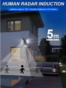 1 pieza Luz de pared solar, Lámpara de águila, Luz de ambiente creativa con sensor de movimiento, Luz de paisaje, Luz de pared exterior para senderos, Lámpara de estilo europeo para patio, Adecuada para: Sendero de paisaje, Patio, Acera, Entrada privada, Decoración navideña, Regalo de Navidad