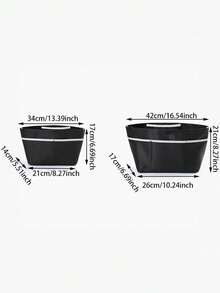 1 pezzo Borsa interna divisibile, borsa inseribile impermeabile per borse a mano - Utilizzata per l'organizzazione e lo stoccaggio di cosmetici e articoli da toeletta - Organizer da viaggio versatile