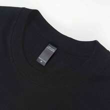 Nelk Boys Full Send Graphic T-Shirt For Men - Large Black Casual Short Sleeve Tee With Bold White Geometric Logo, Regular Fit, Machine Washable, All-Season Comfort, Durable Fabric, Streetwear Style, Statement Shirt, Soft Material, Comfortable Shirt, Young Adults,Relaxed Fit Casual Tees - 黑色 - 查看 2