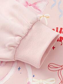 Balabala 2025年秋季新款少女卫衣印花T恤 时尚 - 白紅色 - 查看 4