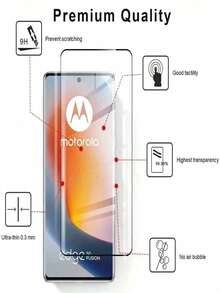 2 件屏幕保护膜适用于 Moto Edge 50 Ultra 50 Fusion 50 Neo 50 Pro 50 40 Neo (2024) G35 G75 G45 G64 G84 G85 钢化玻璃，9H 硬度保护玻璃，防刮擦，防气泡屏幕保护膜，高清透明保护膜屏幕保护必需品，适用于日常防护、办公室、家庭手机屏幕保护膜手机配件防水防震防摔防刮 - 2個 - 查看 7