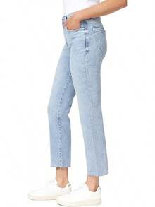 Jeans Kensie The Allie de talle alto y corte recto - Lora con destrucción - Ver 7
