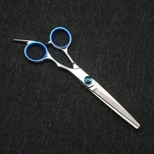 7pcs/Set Hairdressing Scissors 6 Inch Hair Scissors, 2Pcs/Set Professional Hairdressing Scissors Cutting Thinning Scissors Barber Shear Accessories