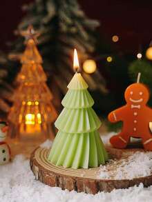 Aromatherapy Candles, Christmas Tree Home Decoration Candles, Christmas Candle Center Decoration, Cute Christmas Decoration Gifts, Suitable For Women's Gifts, Winter Gifts, Close Friend Gifts Christmas Decorations Room Decor, Christmas Gifts