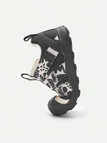 Giày chống trượt ngoài trời Baby First Walkers 2025 - tông màu trắng đen - Xem 6