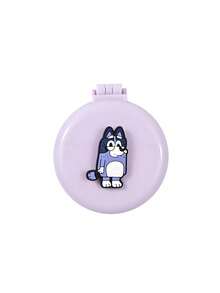 Bluey مرآة هواء وسادة قابلة للطي من مادة الراتنج ABS، هدية حفلة، مرآة سفر مطوية بتصميم كيوت كوكو وراستي مافن