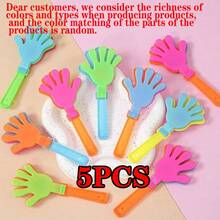 5/10/20Pcs Mini Clapper, For Holidays, Birthday Party Gifts And Supplies Suitable For Christmas Party Christmas Gift New Year Gift Christmas Garter Gift Holiday Rave, Plastic Party Clapper Happy Maker Party Bring You Carnival And Joy - Multicolor - View 12