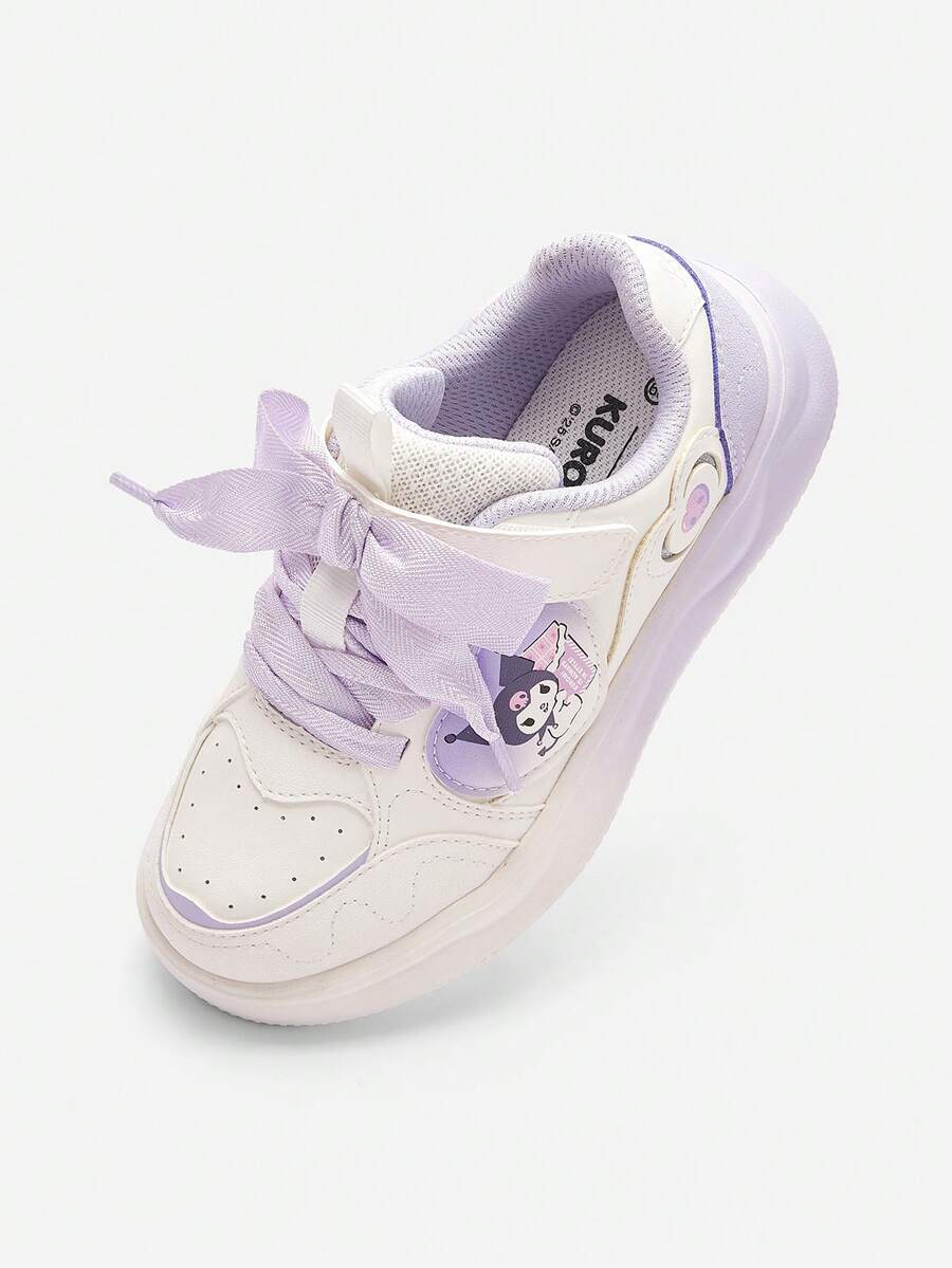 Balabala 儿童运动鞋 低帮白色女童鞋 2025 春秋季新款 - 白紫色調 - 查看 1
