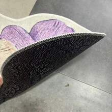 Tapis de zone en velours minimaliste moderne - 850g/m², motif géométrique, doux et moelleux, résistant aux taches, antidérapant, lavable en machine, léger, rectangulaire, polyester, pour salon, chambre, bureau - grand design vintage avec dos antidérapant, tapis de velours de luxe - tapis lavable de haute qualité, léger, doux et moelleux, décoration de Noël pour tapis de cuisine