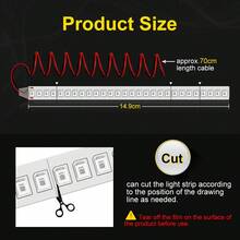 S&D 1pc/2pcs Car Mirror Lights Universal Auto Mirror Light Car Turn Signal Streamer Strip Flowing Turn Signal Lamp Car Accessories