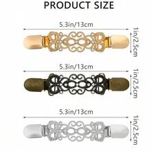 Kẹp áo len cổ điển - Kẹp cổ áo cardigan cổ điển, phù hợp cho phụ nữ và trẻ em gái - Hoàn hảo cho áo sơ mi trang trọng và trâm cài áo - Nhiều màu - Xem 2