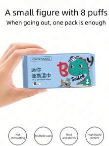 Portable Ultra Mini Wet Wipes, Cute Wet Wipes, Essential For Students, Outdoor Wet Wipes, Cleaning Wet Wipes, Portable Wet Wipes Disposable Cleaning Wet Wipes, Kitchen Cleaning, Stain Cleaning, Suitable For Daily Home Cleaning, Outdoor Travel Accessories, School Supplies, Perfect Gifts For Halloween And Christmas