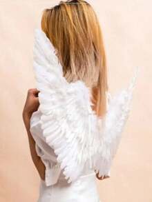 1 buc aripi de înger cu pene, decorațiuni pentru petrecere de vacanță, recuzită, scenă, aspect, petrecere, decor, femei, podium de performanță, spectacol