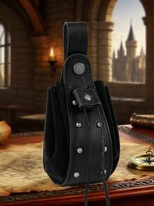 1 件中世纪朋克复古腰包文艺复兴户外腰包钱包旅行假日派对角色扮演角色扮演挂式零钱包，万圣节