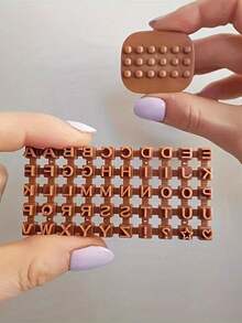 Mini instrumente de ștampile alfanumerice, potrivite pentru mini ștampile alfanumerice 3 în 1 pentru decorarea lut, prăjituri și torturi - ștampile de caractere din plastic, neelectrice, pentru unelte și meșteșuguri ceramice - Multicolor - Vizualizare 7