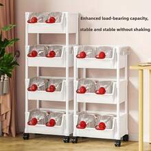 Mobile 4-Tier Spa Storage Cart With Wheels – Non-Electric Rolling Shelving Unit, Ideal For Living Room, Bedroom, Dorm, Salon & Shop, Practical Space Organization - trắng - Xem 9