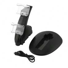 Estación de acoplamiento con cargador dual USB para PS*4 y control de Playstation 4 Slim/Pro - Negro - Ver 6