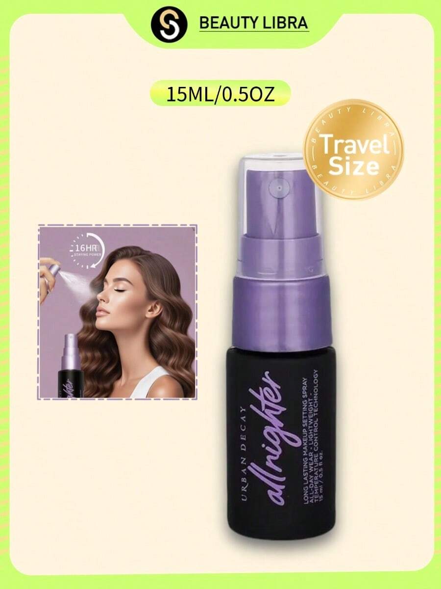 Urban Decay All Nighter 持久定妆喷雾 - 持久定妆喷雾、保湿定妆喷雾、适合所有肤质的定妆喷雾、焕活喷雾、旅行装定妆喷雾、迷你装定妆喷雾 15 毫升 / 0.5 盎司 - 無色 - 查看 1