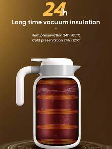 PHILIPS Thermo Jug AWP2622 2L Capacity 24h Vacuum Insulation Pot SUS316LInner Liner Pot Hot/Cold Heat Preservation - Multicolor - View 2