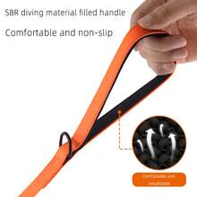 Waterproof Dog Leash, Dog Traction Rope, Easy To Clean Traction Rope, Reflective Recall Training Tracking Rope, Suitable For Small, Medium And Large Dogs, Suitable For Training, Beach, Yard, Play, Camping - Can Be Used With Waterproof Collar - Premium Dog Leash - Orange - View 2