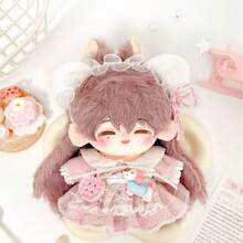 10cm-20cm娃娃衣服海星图案连衣裙系列（不含娃娃） - 彩色 - 查看 4