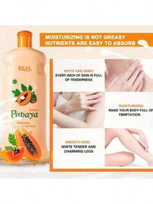 300毫升木瓜身体乳，保湿香氛，滋养保湿，清爽不油腻，令肌肤光滑柔嫩，不干燥，滋养肌肤，提亮肤色，舒缓肌肤，赋予肌肤丝滑柔嫩的质感，保湿滋润，带来水疗般的身体护理体验，女士礼物，节日礼物 - 彩色 - 查看 9