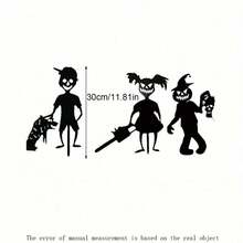 1pc Halloween Ghost Zombie Metal Garden Yard Stake Decor, Outdoor Spooky Halloween Decoration,Christmas - Black - View 9