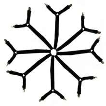 2/4 Pieces Of Bed Sheet Fastening Straps, Adjustable Triangular Elastic Shoulder Clips, Suitable For Bed Sheets, Mattress Covers, Sofa Cushions, And Household Use