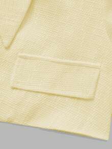 两件套：优雅法式复古硬币印花吊带裙+短袖外套，春季修身两件套 - 黃色 - 查看 11