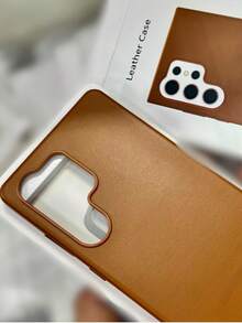 Induction Leather Case Compatible With S23 S24 S25 Plus And Ultra - Màu nâu  Mocha - Xem 1