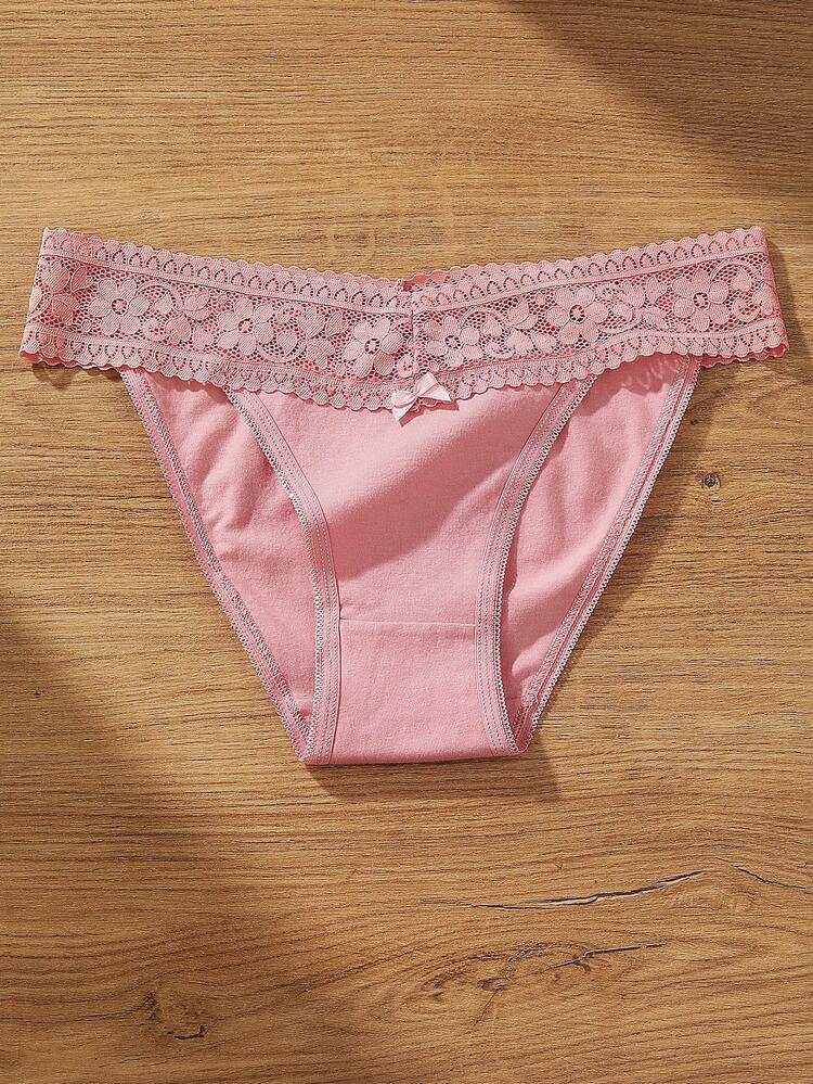 4pcs Women's Regular Casual Comfortable Breathable Panties, Suitable For All Seasons - Multicolor - View 3