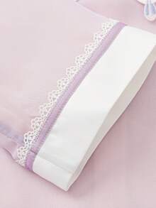 Balabala 女童旗袍2025秋季新款中式旗袍 - 紫色調 - 查看 6