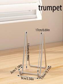 1pc Desktop IPad Tablet Stand, Award Certificate Display Rack, Freestanding Vertical Holder Frame