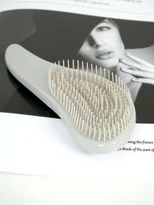 1pc/2pcs Comb & Brush Set, 1pc Mini Palm Detangling Hair Brush, 1pc Square Air Cushion Detangler Hair Brush With Non-Slip Handle, Marble Patterned Hair Brush, Suitable For All Hair Types, Unisex, Dry & Wet Use, Hair Care, Gift For Girls, Brush, Hair Brushes, Hair Brush, Detangling Brush, Ball Brush, Mini Hair Brush, Hair Brush Set, Wooden Comb, Hair Brush, Mini Hair Brush, Detangling Brush, Hair Brushes, Hair Hair Products, Hair Tools, Hair Stuff, Hair Care, Curly Hair Brush, Hairdressing Equipment,Travel Essentials,Travel Essential,Hairstyle,Hairdressing,Hair Brush,Slick Back Brush,Styling Brush,Curly Hair Brush,Edge Brush,Hair Comb,Brush Hair,Hair Brush Set,Comb Hair,Comb For Curls,Detangling Brush,Hair Brush For Women,Hair,Travel,Hair Products,Hair Tools,Hair Stuff,Barber,Barber Accessories,Barbershop,Hairdressing Equipment - Grey - View 6