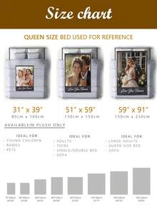 1 peça personalizada | Manta de flanela personalizada, manta decorativa personalizada com foto, manta leve e divertida personalizada, adequada para sofá, cama, viagens, camping, sala de estar, escritório, sofá, cadeira e cama - Manta de tecido de flanela macio e quente com impressão digital, manta de tamanho grande | Manta de tamanho pequeno, respirável, leve, lavável, divertida, fofa, romântica, macia, confortável, elegante, simples, personalizada, única, presentes ideais para ele, presentes ideais para ela, namorado, namorada, pai, mãe, família, amigos, para aniversários, Dia das Mães, aniversários, Dia dos Namorados, formatura, Dia dos Pais, casamentos, inauguração de casa, sofá, cama, carro, sala de chá, quarto, banheiro, sala de estar, sala de jantar - Multicolorido - Ver 6