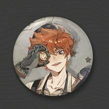 1 Piece, Spell Back To Battle Haikyu Badge, Expression Pack, Tinplate Laser Bar, 58mm Badge, Pin, Brooch, DIY Button Technology. - Multicolor - View 10