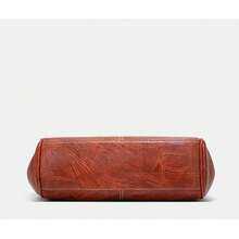 Retro Handbag For Women 2026 - High-Quality Shoulder Bag - Faux Leather In Vintage Look - Ideal For Everyday Use And Parties (22 X 6 X 28 Cm) - Màu Đỏ Sâu - Xem 7