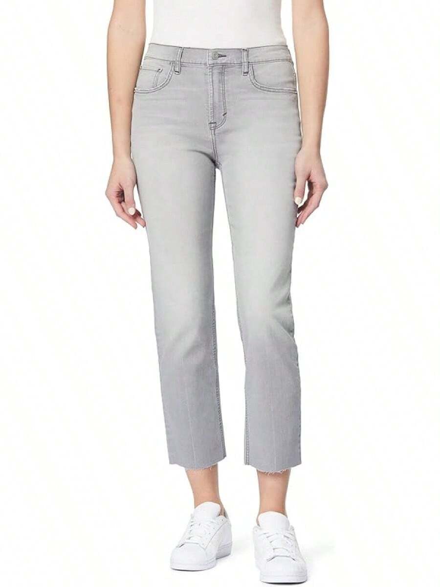 Kensie Jeans The Allie High-Rise Slim Straighthalloween - Luna Wash - View 1