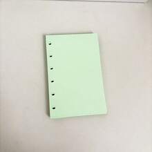 50 张 M5/A7 彩色补充纸、粉色/蓝色/紫色活页笔记本纸、活页配件、文具配件