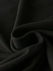 Camiseta De Mujer Rosa Suave Con Diseño Floral - Cerezo Y Luna, Top Casual Transpirable Para Primavera/Verano/Otoño, Conjunto Artístico, Material Cómodo, Camiseta Gráfica, Adultos - oscuro - Ver 4