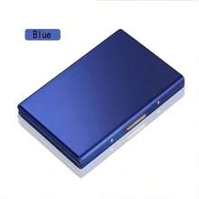 Stainless Steel Card Holder Men's High-End Stainless Steel Card Holder Wallet Card Holder Card Holder Credit Card Bank Card Wallet Business Card Box For Men Wallet Mini Wallet Purse Wallet Money Wallet