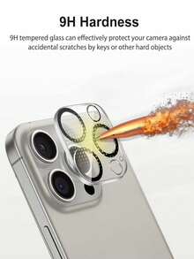 4pcs Camera Lens Protector, Compatible With IPhone 16 Pro/16 Pro Max/16/16 Plus/15 Pro Max/15 Pro/15/15 Plus/14/13/12/11, 9H Tempered Glass Screen Protector, Anti-Scratch, Ultra-Clear, Suitable For Various Phone Cases, Suitable For Daily, Office And Home Use, Water-Resistant, Shock-Proof, Anti-Scratch. - Clear - View 8
