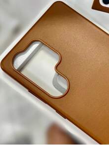 Induction Leather Case Compatible With S23 S24 S25 Plus And Ultra - Màu nâu  Mocha - Xem 3
