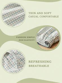 2 sztuki modnych, prostych, sportowych spodni męskich w kształcie strzałek, swobodnych i wygodnych bokserek, odświeżających i świeżych majtek w kratę, prezentów na domowe wyjścia, podróże, imprezę, plażę, Halloween, Boże Narodzenie